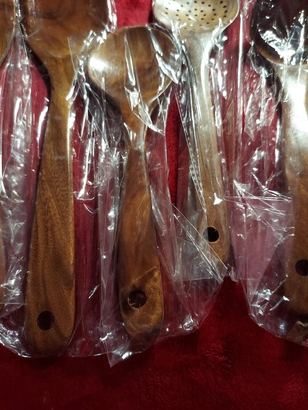 Set of 5: Luxury Wooden Spoon & Spatula Utensil Set